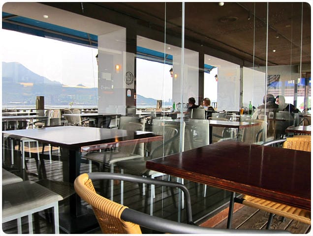 [台北] 觀海餐廳〔海灣咖啡館〕與夕陽夜景 共度悠閒用餐時光 (葷素