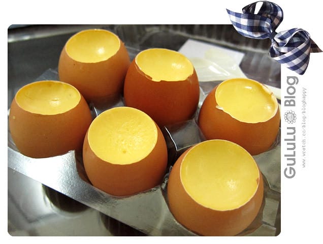 造型好可愛．法式蛋殼烤布蕾蛋塔．燈籠蛋塔