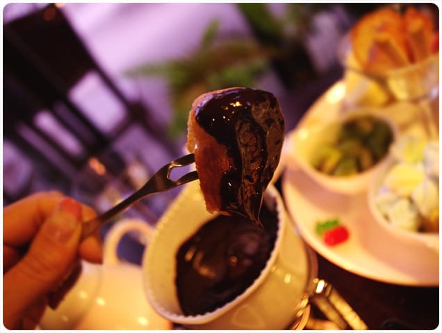 [板牆] 巧克力鍋 in Joy chocolate 巧克力音樂人文會館 (餐點篇 葷素