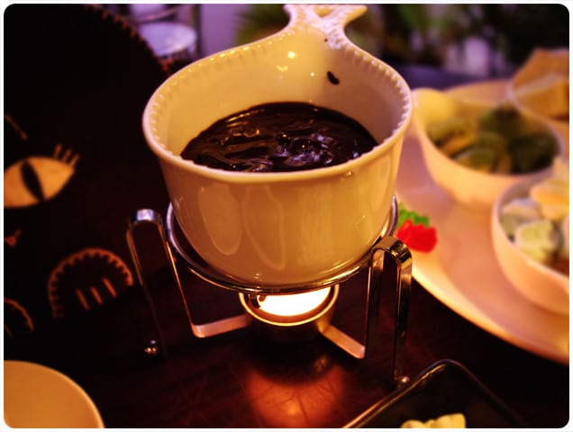 [板牆] 巧克力鍋 in Joy chocolate 巧克力音樂人文會館 (餐點篇 葷素