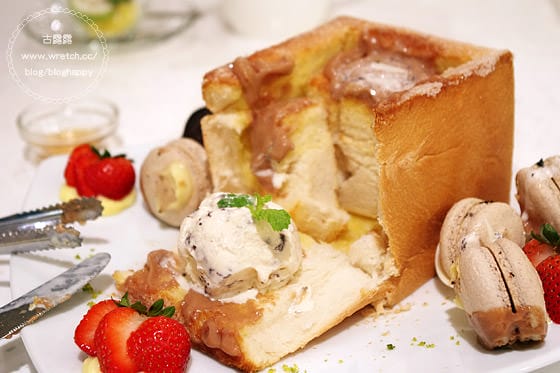 [台北] Dazzling Thai Cafe｜下午茶 Oreo巧克力蜜糖吐司 (葷素