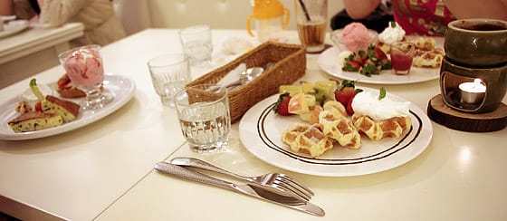 [台北] 東區〔Pinknic 野餐吧〕比利時列日鬆餅 (葷素