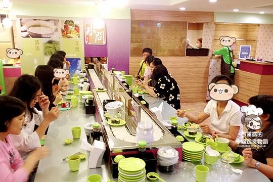 [台北] 素食的迴轉壽司！水問蔬食園｜迴轉蔬食壽司咖啡 (已歇業