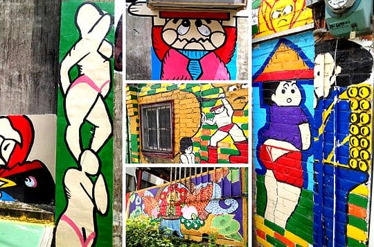 [新竹景點] 客家軟橋彩繪村｜可愛塗鴉陪你玩，竹東 軟橋社區