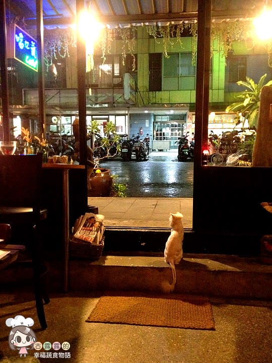 [台北] 老屋新貌「喘口氣cafe」貓咪．咖啡館 (葷素