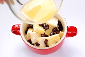 露露日常料理 ▌乳酸風味的「英式麵包布丁」