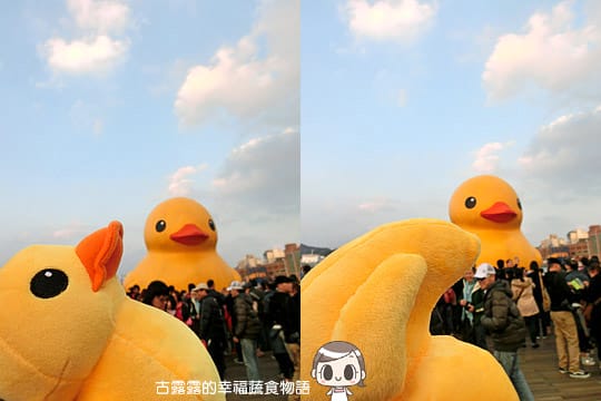 [基隆展覽] 基隆海洋廣場「黃色小鴨」，髒髒的也很可愛