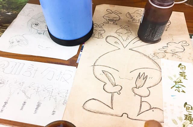 [新北] 文山茶園 大頭素食｜野薑花捲 苦茶油麵線 冷泡茶｜坪林區