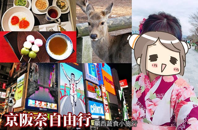 日本旅遊》大阪京都3天2夜 意猶未盡自由行！大阪奈良 京都嵐山 渡月橋 東寺