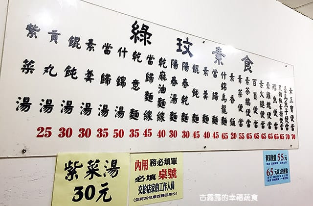 [台北] 新莊 綠玟素食｜花費少少的銅板 獲得飽飽的肚子 (2019/5補照