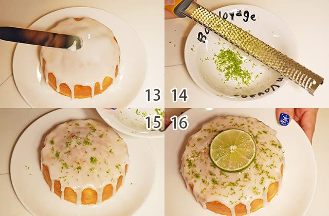 露露日常料理 ▌酸甜又淘氣的 檸檬糖霜蛋糕｜奶蛋素甜點｜漫畫料理