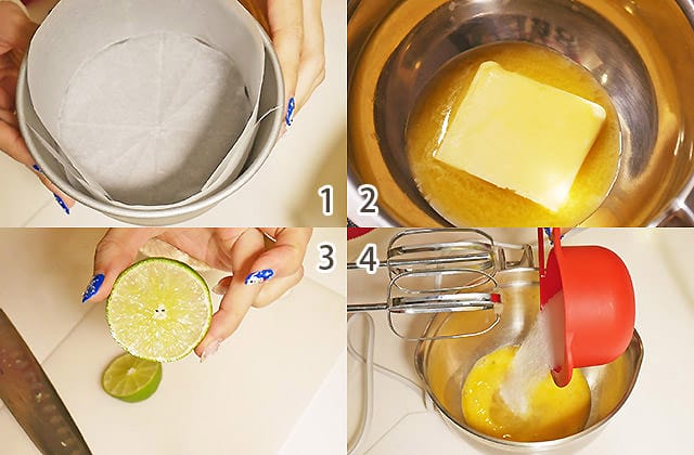 露露日常料理 ▌酸甜又淘氣的 檸檬糖霜蛋糕｜奶蛋素甜點｜漫畫料理