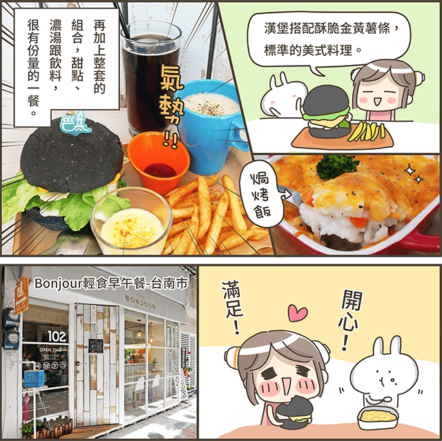 [台南] Bonjour 輕食早午餐｜隱密的小巷弄美食 下午茶 (影音