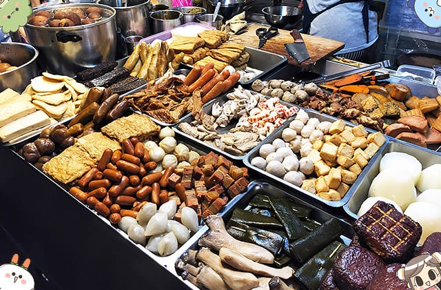 [台北] 饒河街觀光夜市｜林媽媽素食滷味、欣盛蔬食滷味｜夜市素美食