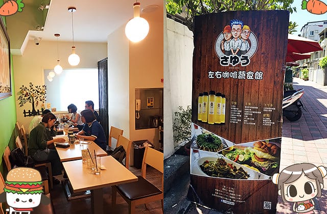 [台南] 左右咖啡蔬食館 さゆう｜三位兄弟的夢想咖啡廳 素食早午餐