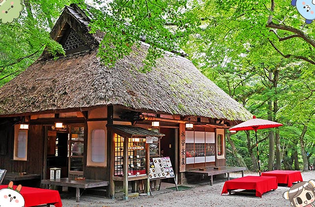 [日本奈良] 水谷茶屋 – 茅草屋頂的甜點茶屋｜春日大社 若草山 奈良公園散步