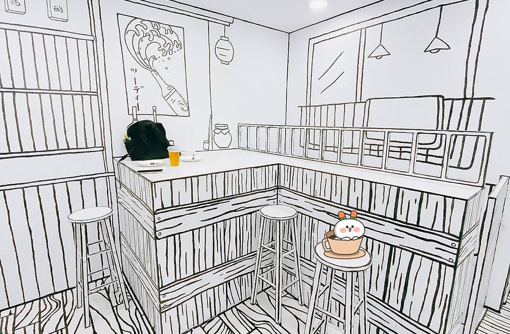 [台北] 網美必拍！走進漫畫場景「2D cafe」日韓爆紅咖啡廳來台灣了！(已歇業