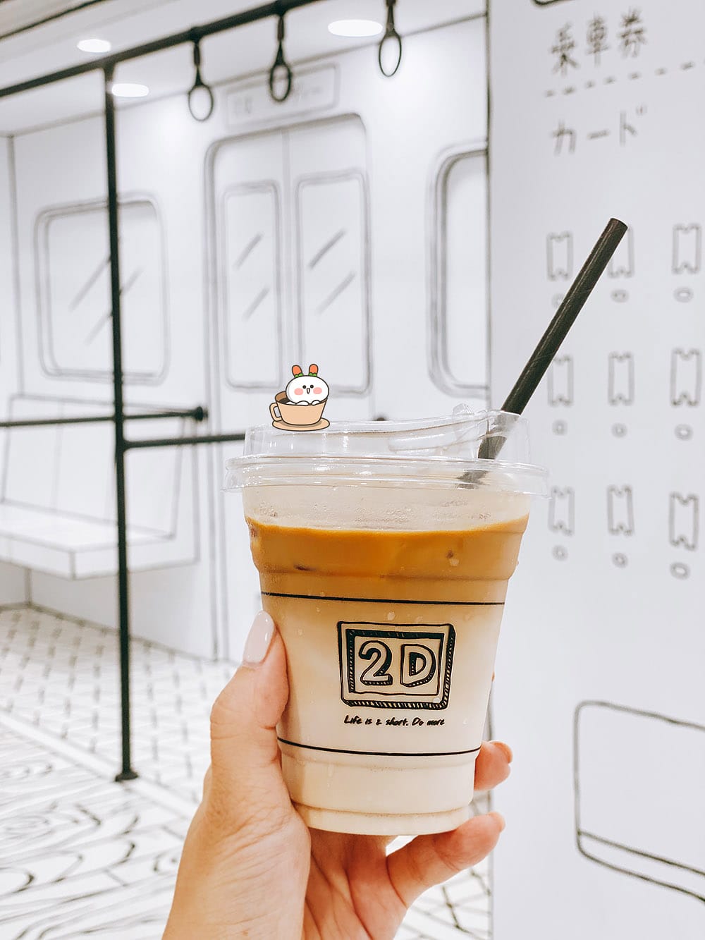 [台北] 網美必拍！走進漫畫場景「2D cafe」日韓爆紅咖啡廳來台灣了！(已歇業