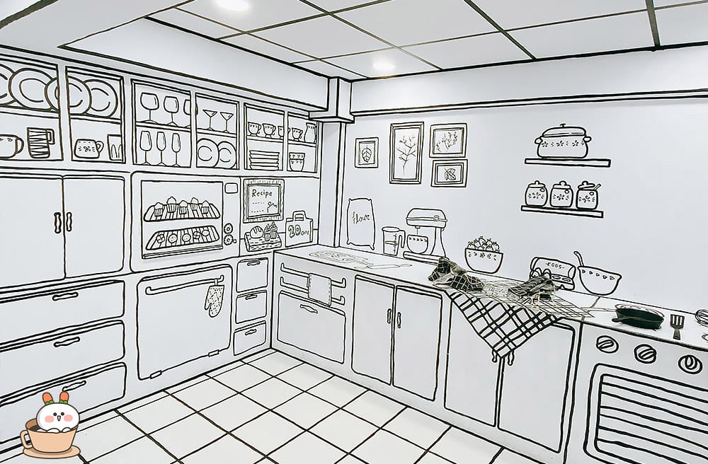 [台北] 網美必拍！走進漫畫場景「2D cafe」日韓爆紅咖啡廳來台灣了！(已歇業