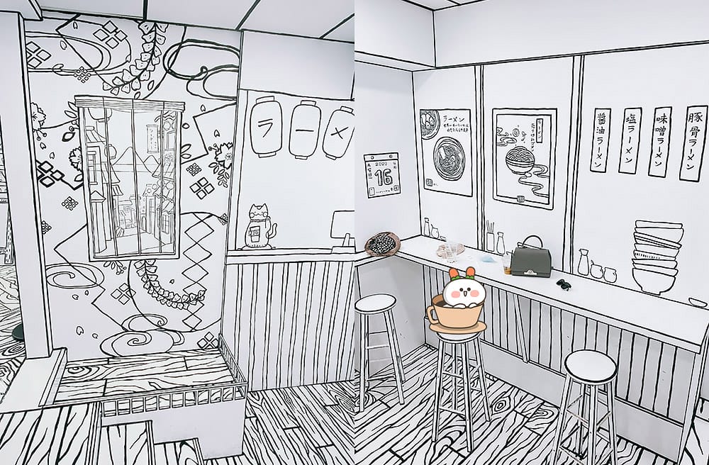 [台北] 網美必拍！走進漫畫場景「2D cafe」日韓爆紅咖啡廳來台灣了！(已歇業