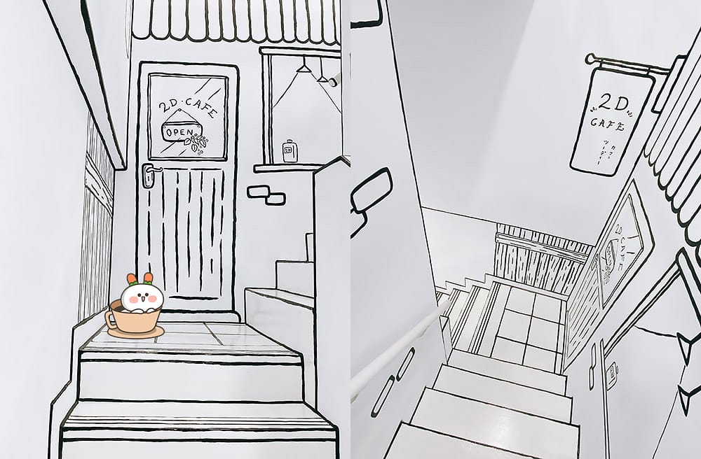 [台北] 網美必拍！走進漫畫場景「2D cafe」日韓爆紅咖啡廳來台灣了！(已歇業