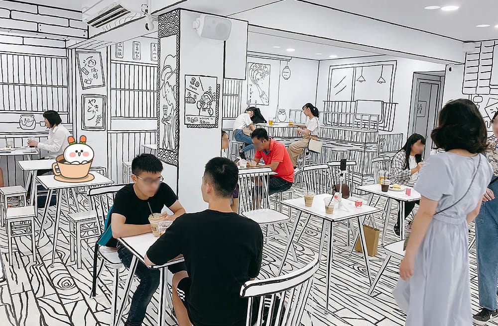 [台北] 網美必拍！走進漫畫場景「2D cafe」日韓爆紅咖啡廳來台灣了！(已歇業