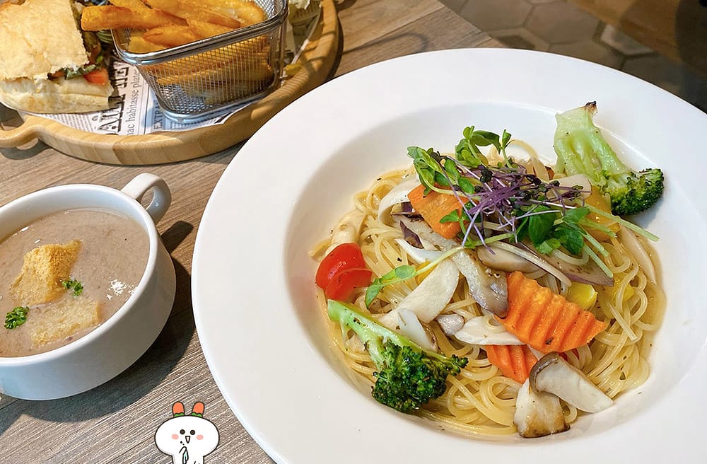 [新北] 無肉料理正夯！義式蔬食早午餐 Doodle蔬食。嘟斗蔬食｜捷運七張站 (已歇業