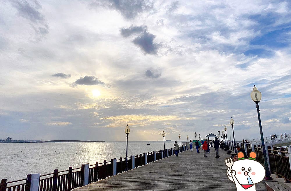 [新北] 淡水夕陽景觀 蔬食餐廳｜Coolife貓頭鷹藝品素食館。漁人碼頭