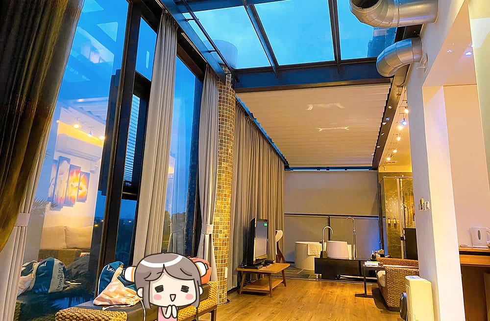 [宜蘭住宿] 稻田中的夢幻玻璃屋 躺著看星星｜水畔星墅時尚會館