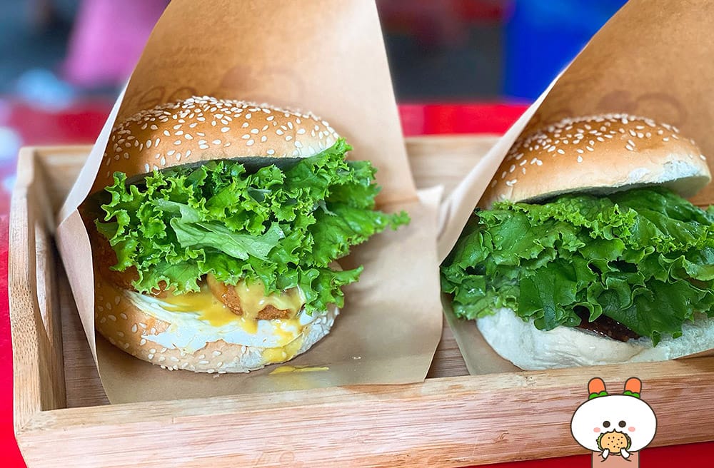 [新北] 高CP值好吃漢堡！G·burger 新北蘆洲店｜蘆洲夜市 素食漢堡