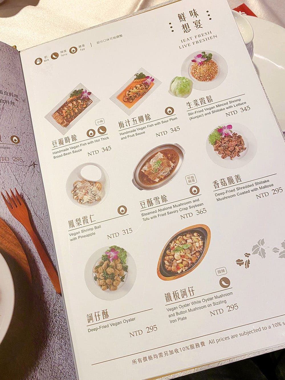 [台北] 一桌美食滿滿享受｜北平金廚新蔬食料理 創意料理｜天母
