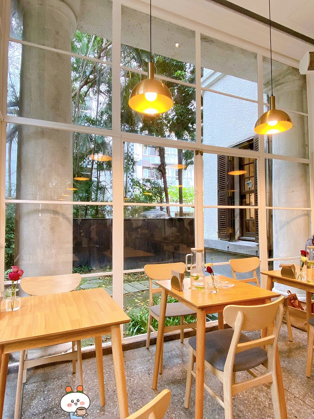[台北] 都市中的小森林｜羊毛與花 ‧ 光點｜絕美玻璃屋咖啡廳