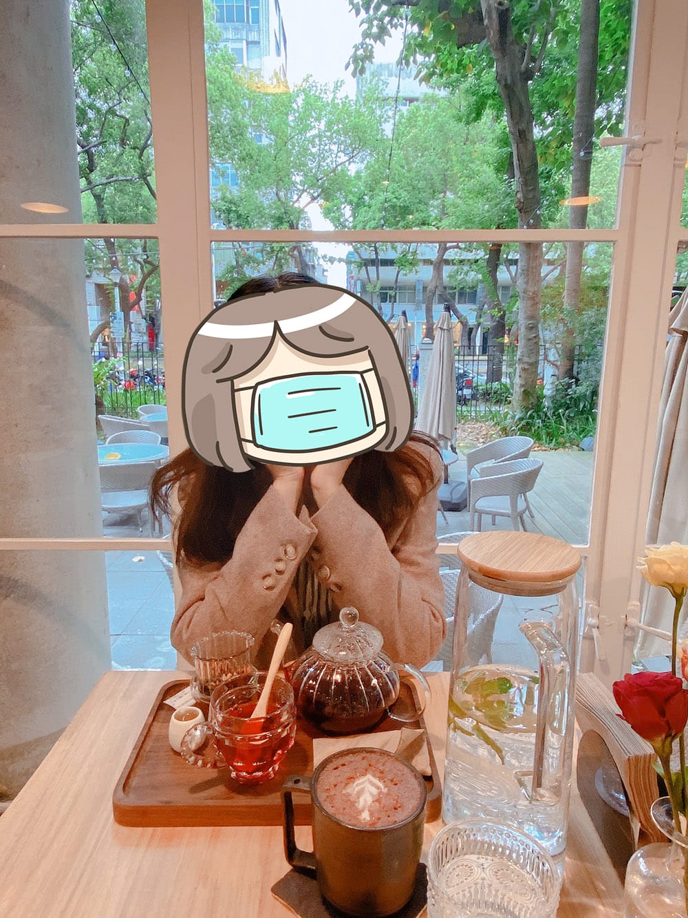 [台北] 都市中的小森林｜羊毛與花 ‧ 光點｜絕美玻璃屋咖啡廳