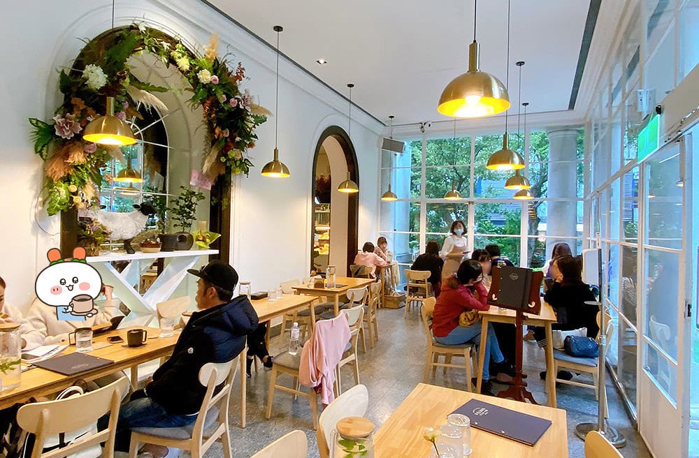 [台北] 都市中的小森林｜羊毛與花 ‧ 光點｜絕美玻璃屋咖啡廳