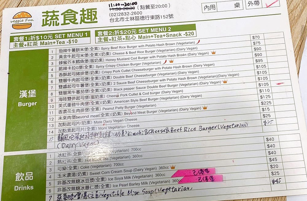 [台北] 天母商圈 蔬食趣｜未來肉堡與日式丼飯的異國滋味