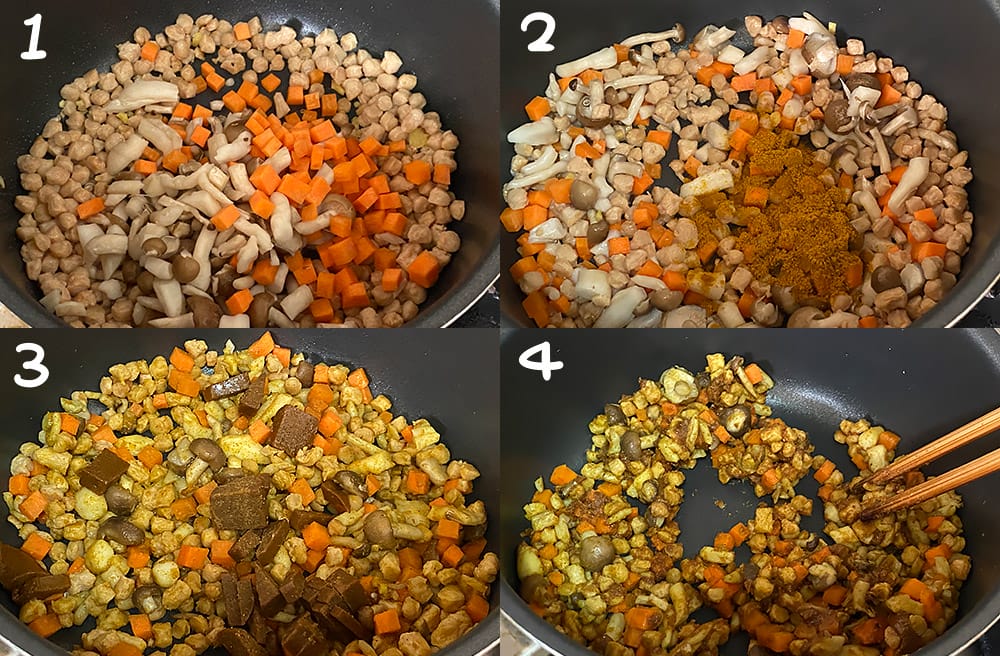 超簡單懶人料理，S&B金牌純素咖哩塊「3種吃法」好過癮！實在太好吃了