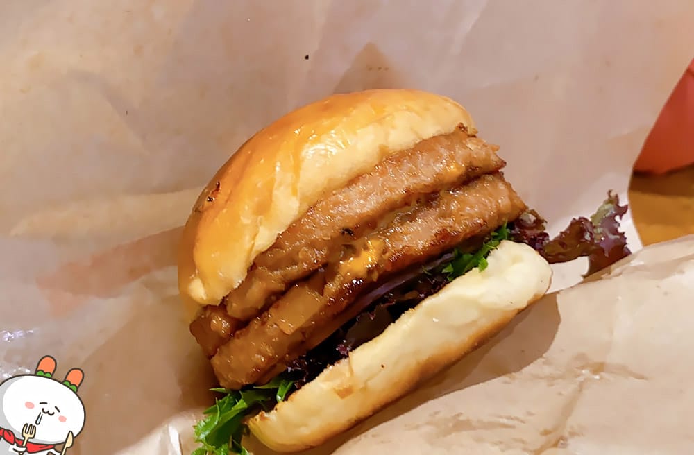[台北] 美味新食感 派特漢堡Patty Bun｜百貨蔬食漢堡 新光三越美食 (已歇業