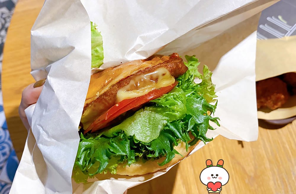 [台北] 美味新食感 派特漢堡Patty Bun｜百貨蔬食漢堡 新光三越美食 (已歇業