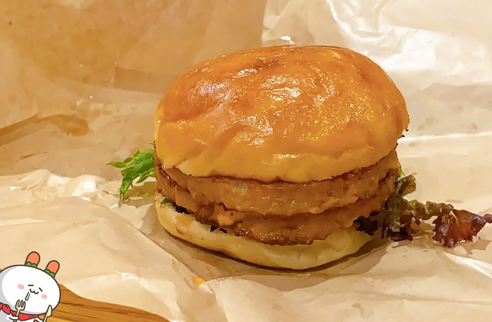 [台北] 美味新食感 派特漢堡Patty Bun｜百貨蔬食漢堡 新光三越美食 (已歇業