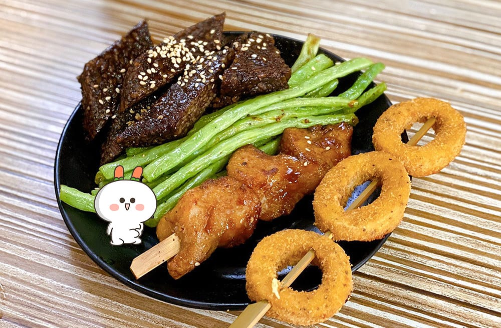 [台北] 人氣素食日式燒烤 定食，圓蔬食堂｜晴光商圈美食 (遷移合併
