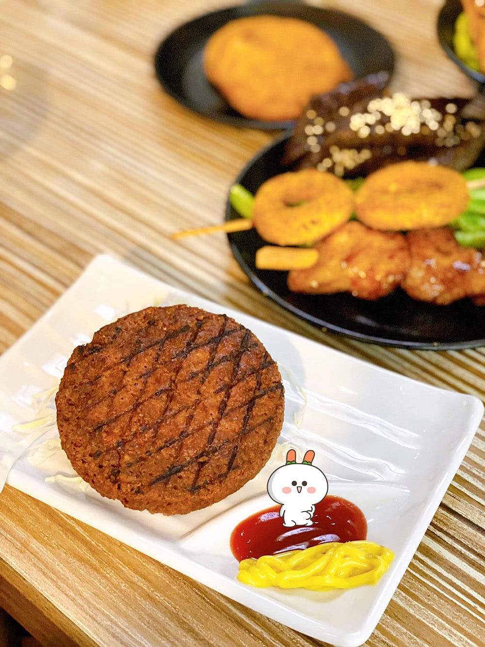 [台北] 人氣素食日式燒烤 定食，圓蔬食堂｜晴光商圈美食 (遷移合併