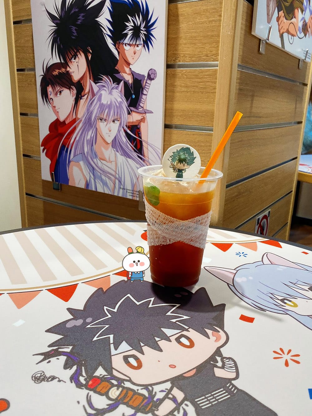 [台北] animate cafe 安利美特咖啡「幽遊白書」台北北門店