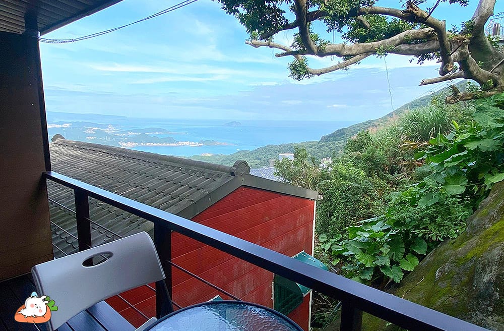 [新北住宿] 九份小町民宿｜眺望山海景小陽台，日式蔬食早餐