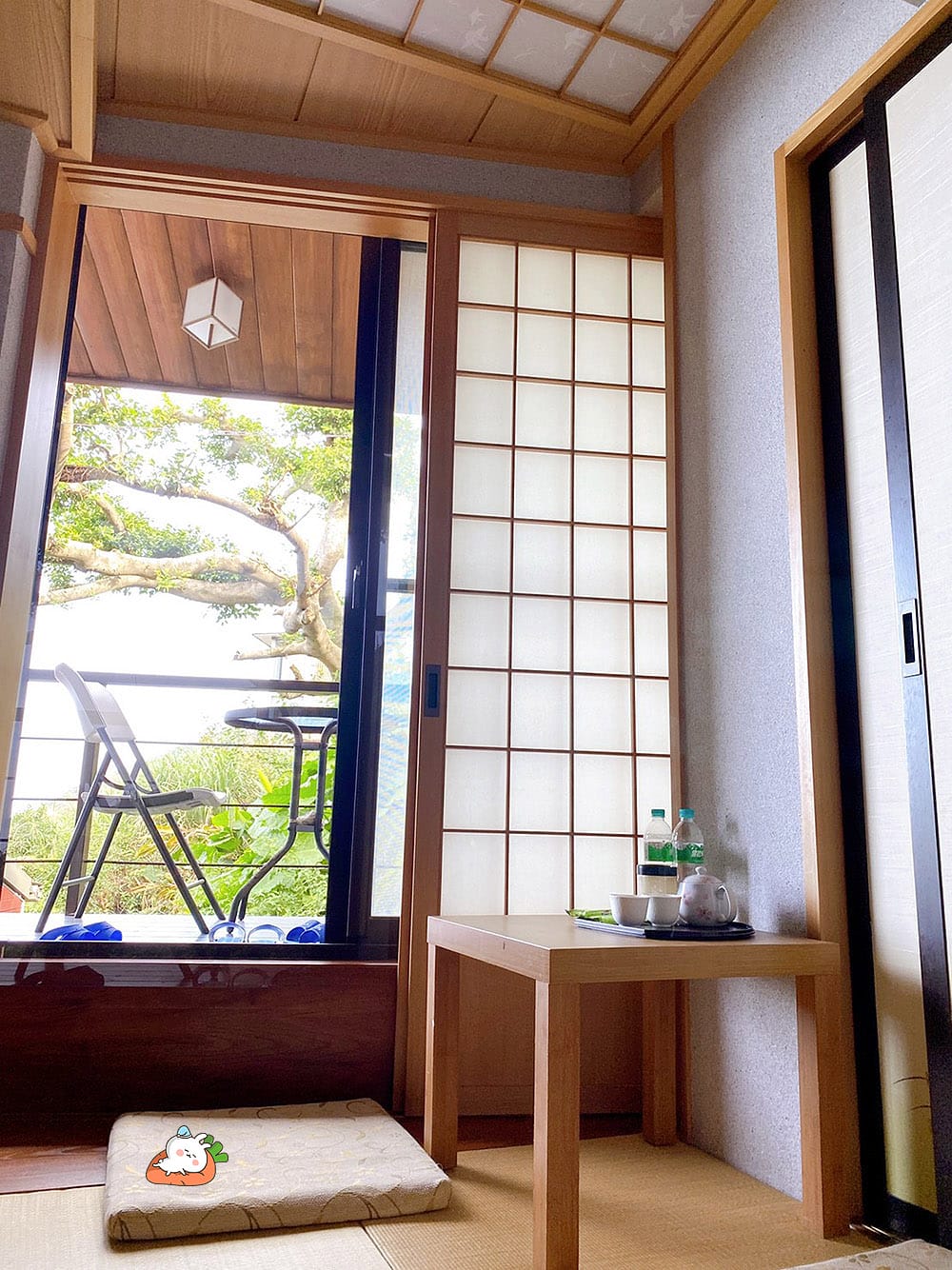 [新北住宿] 九份小町民宿｜眺望山海景小陽台，日式蔬食早餐