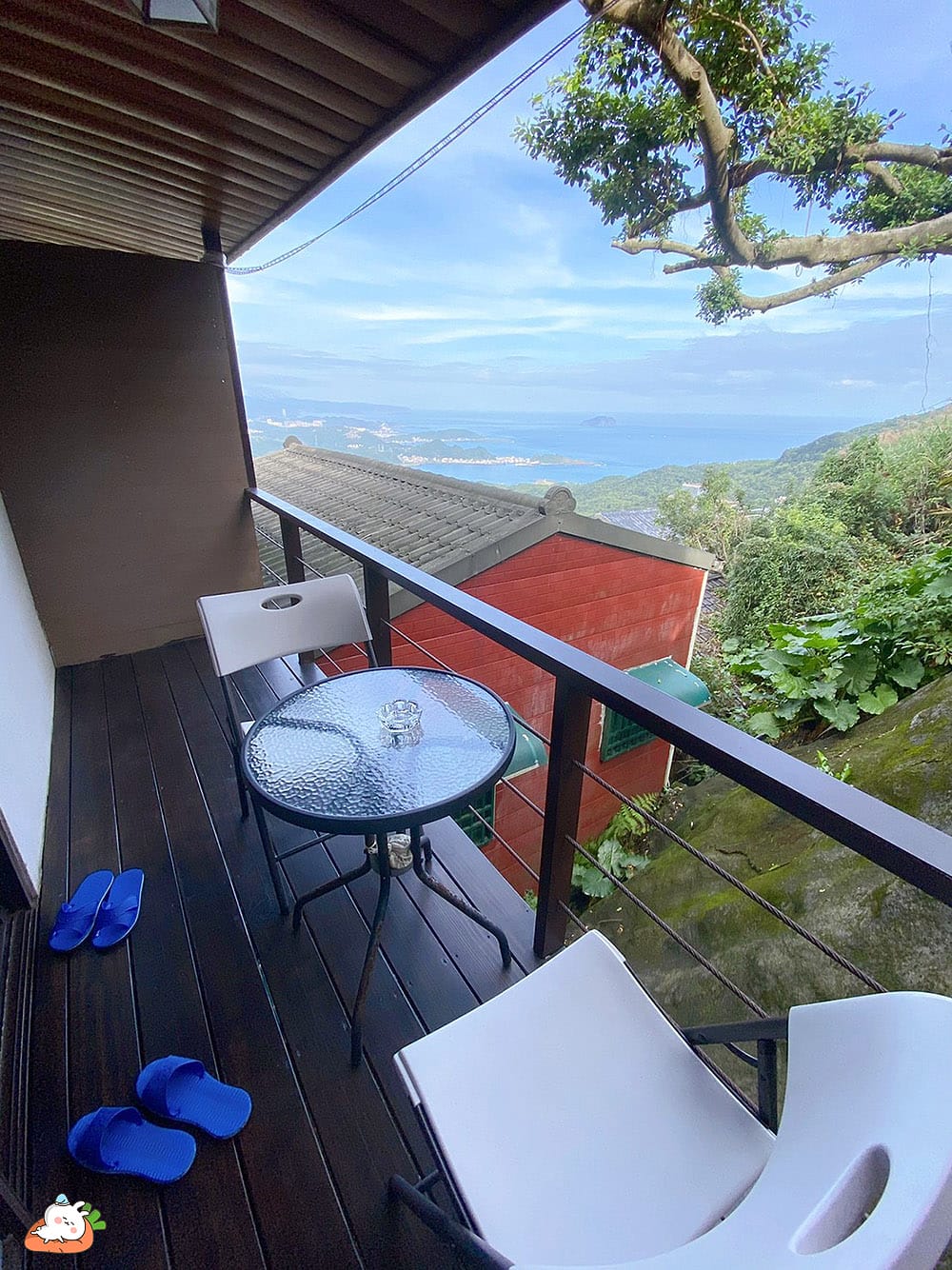 [新北住宿] 九份小町民宿｜眺望山海景小陽台，日式蔬食早餐