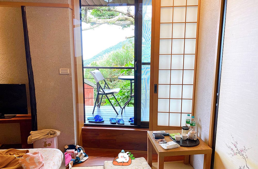 [新北住宿] 九份小町民宿｜眺望山海景小陽台，日式蔬食早餐