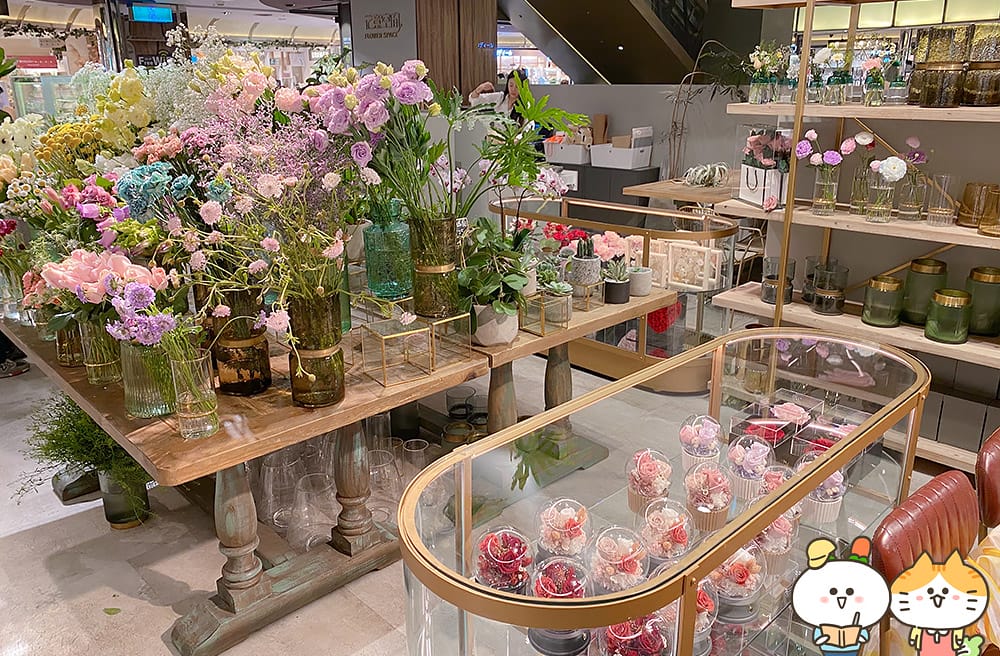 [台北] 品味浪漫下午茶「花意空間FlowerSpace」融合花香與甜美滋味｜京站門市