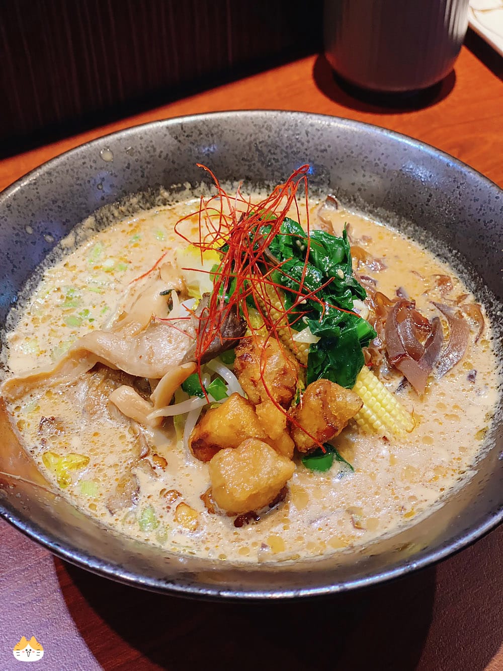 [台北] 多野熊Vegan Ramen｜素食滷肉飯 – 桃膠君侯飯、白湯鹽味拉麵｜蔬食拉麵