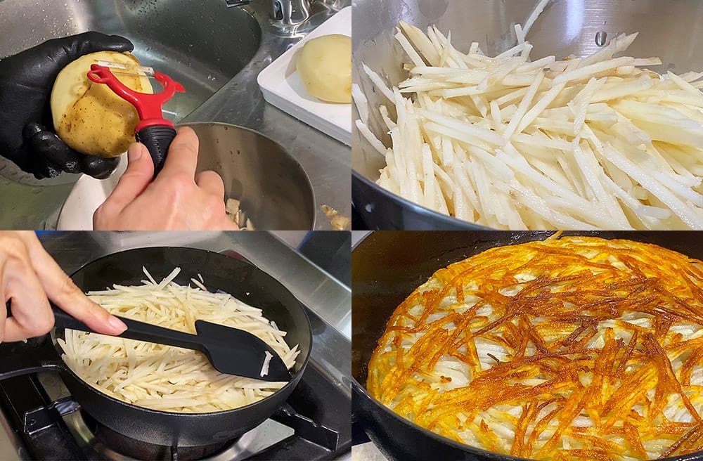 影音｜濃郁奶油馬鈴薯煎餅，超簡單食材！早餐、點心｜馬鈴薯料理