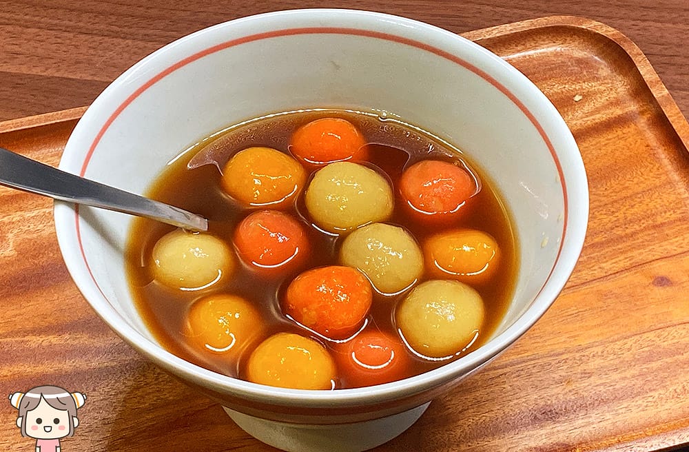 影音｜不知道怎麼做湯圓？冬至DIY彩色湯圓！馬鈴薯 地瓜 草莓口味｜動畫